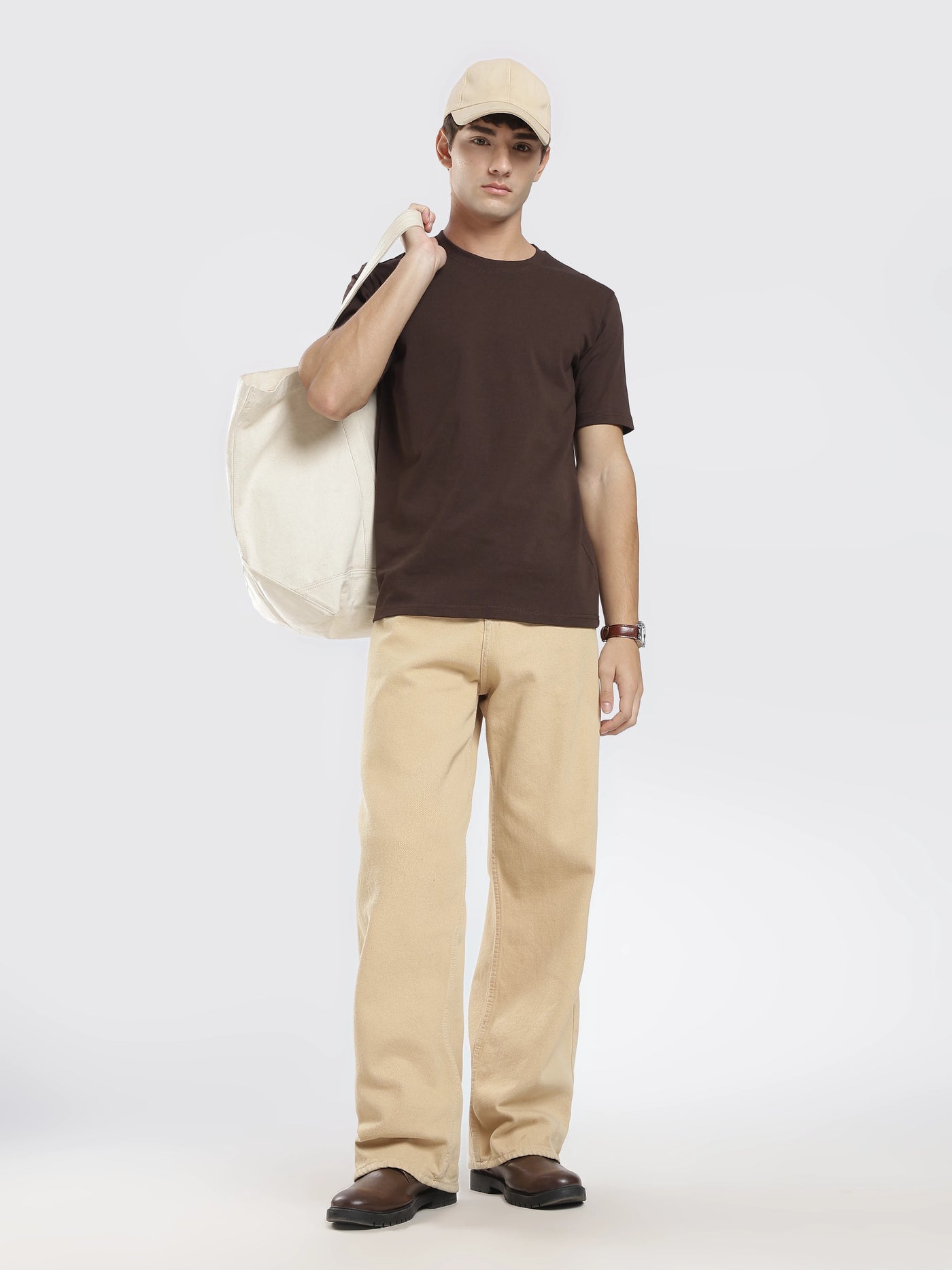 Urbaneigh Core Heavy Tee – Chocolate Brown