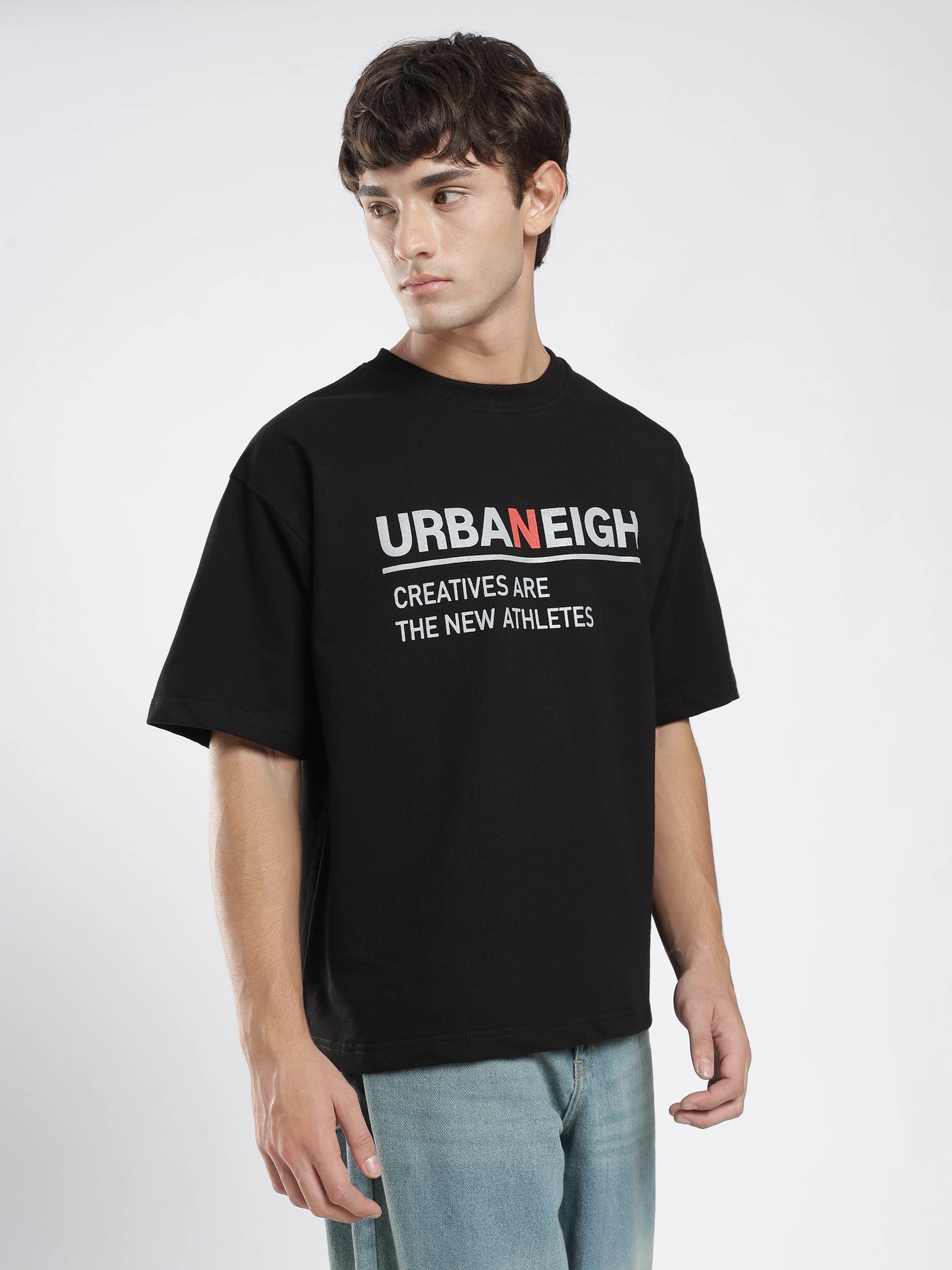 Urbaneigh Ease Terry Tee – Jet Black