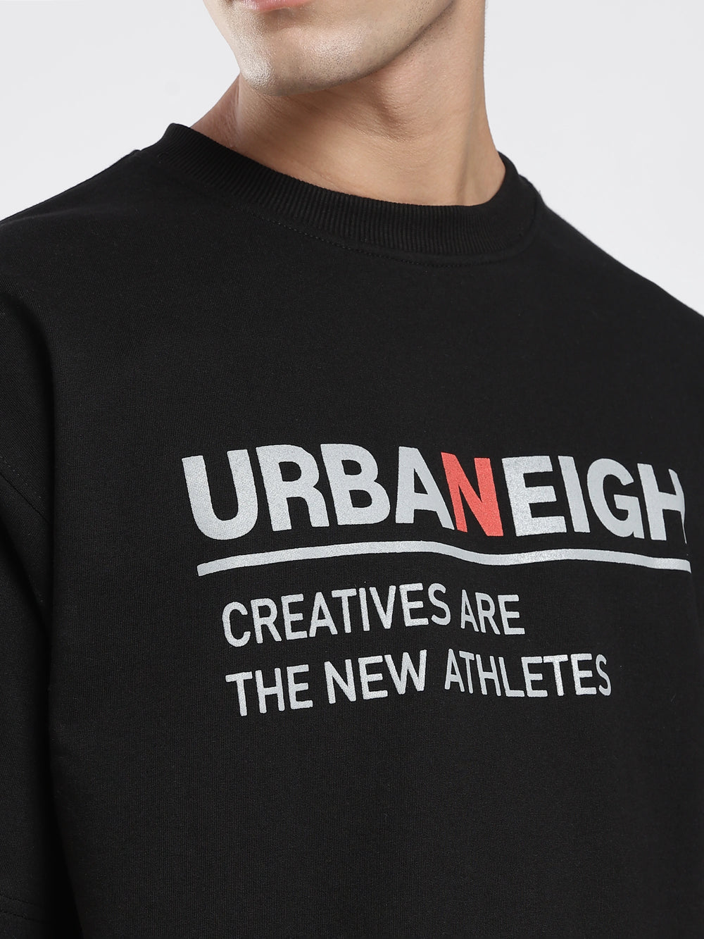 Urbaneigh Ease Terry Tee – Jet Black