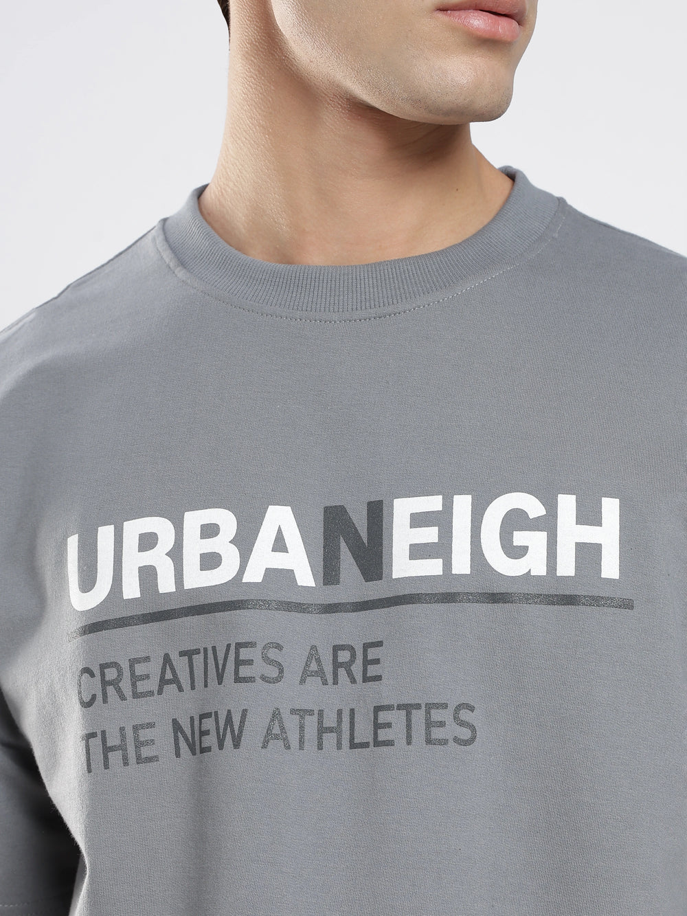 Urbaneigh Ease Terry Tee – Steel Gray