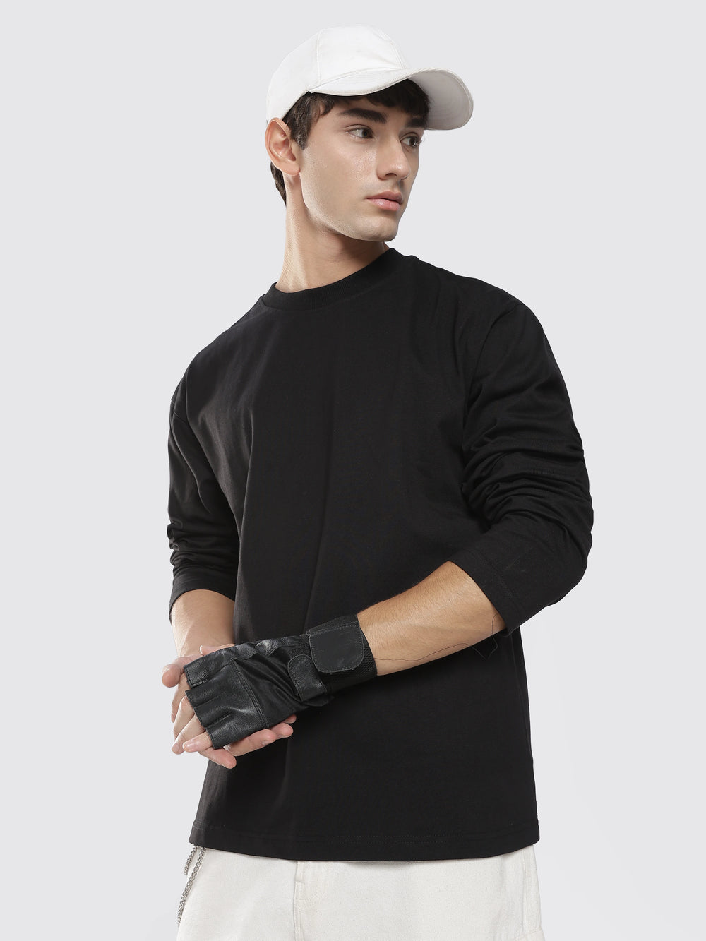 Urbaneigh Core Full Sleeve Tee – Midnight Black