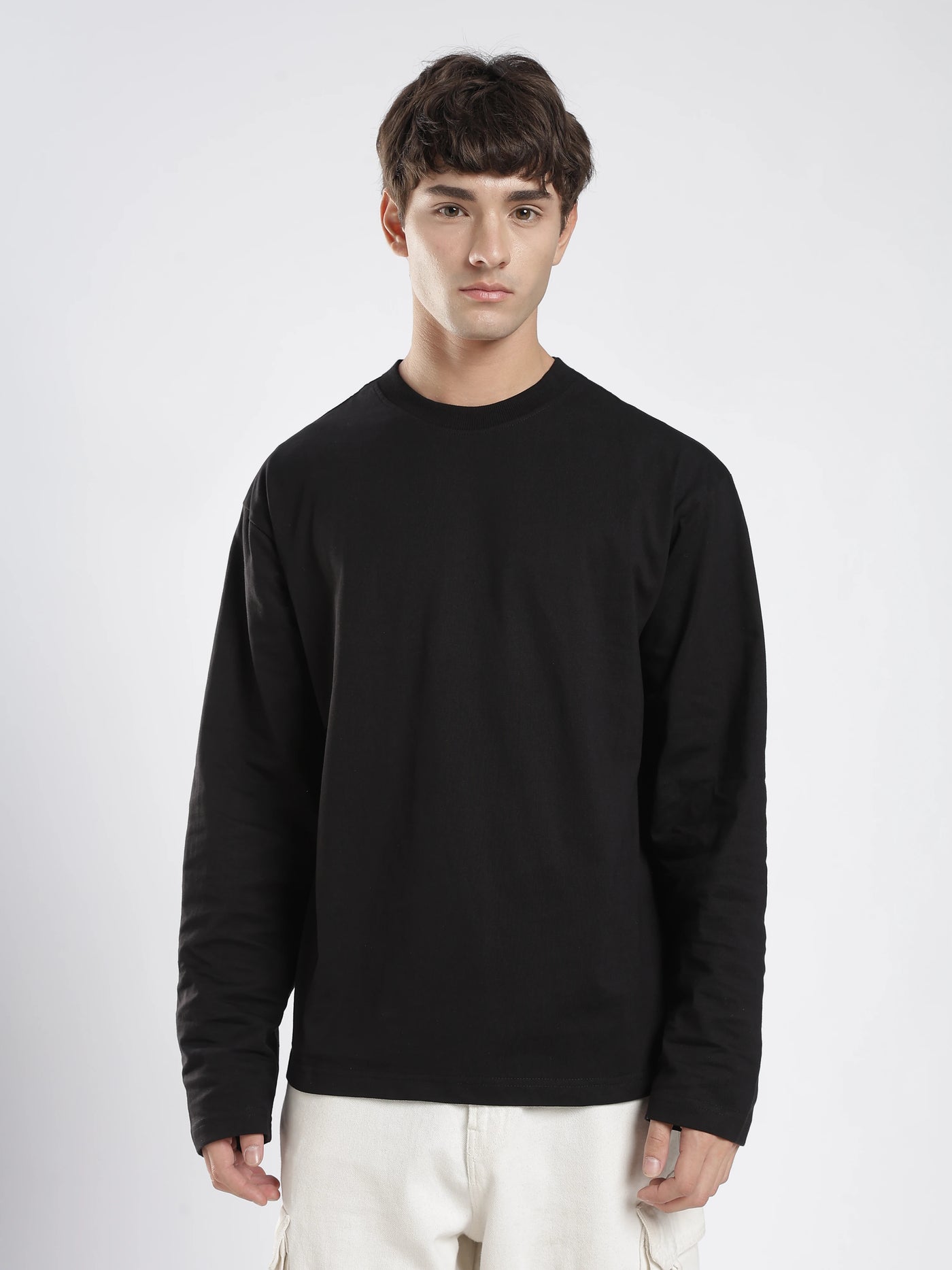 Urbaneigh Core Full Sleeve Tee – Midnight Black