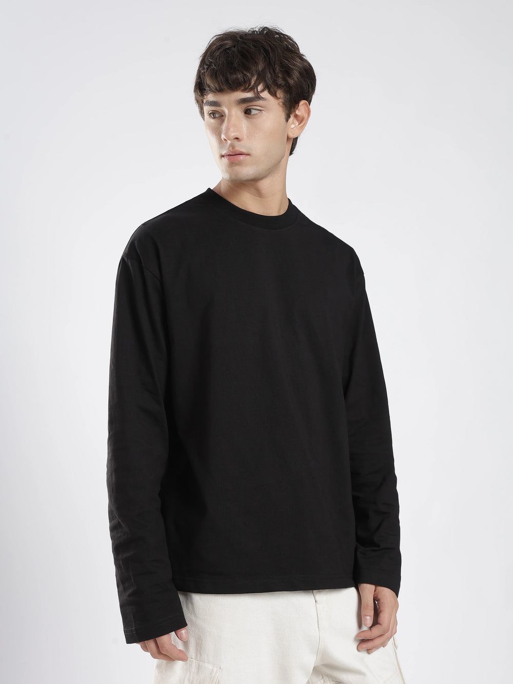 Urbaneigh Core Full Sleeve Tee – Midnight Black