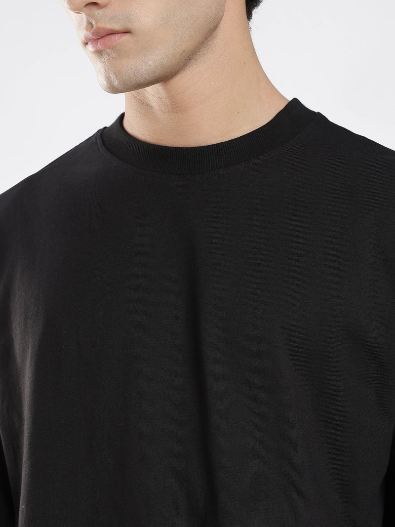 Urbaneigh Core Full Sleeve Tee – Midnight Black