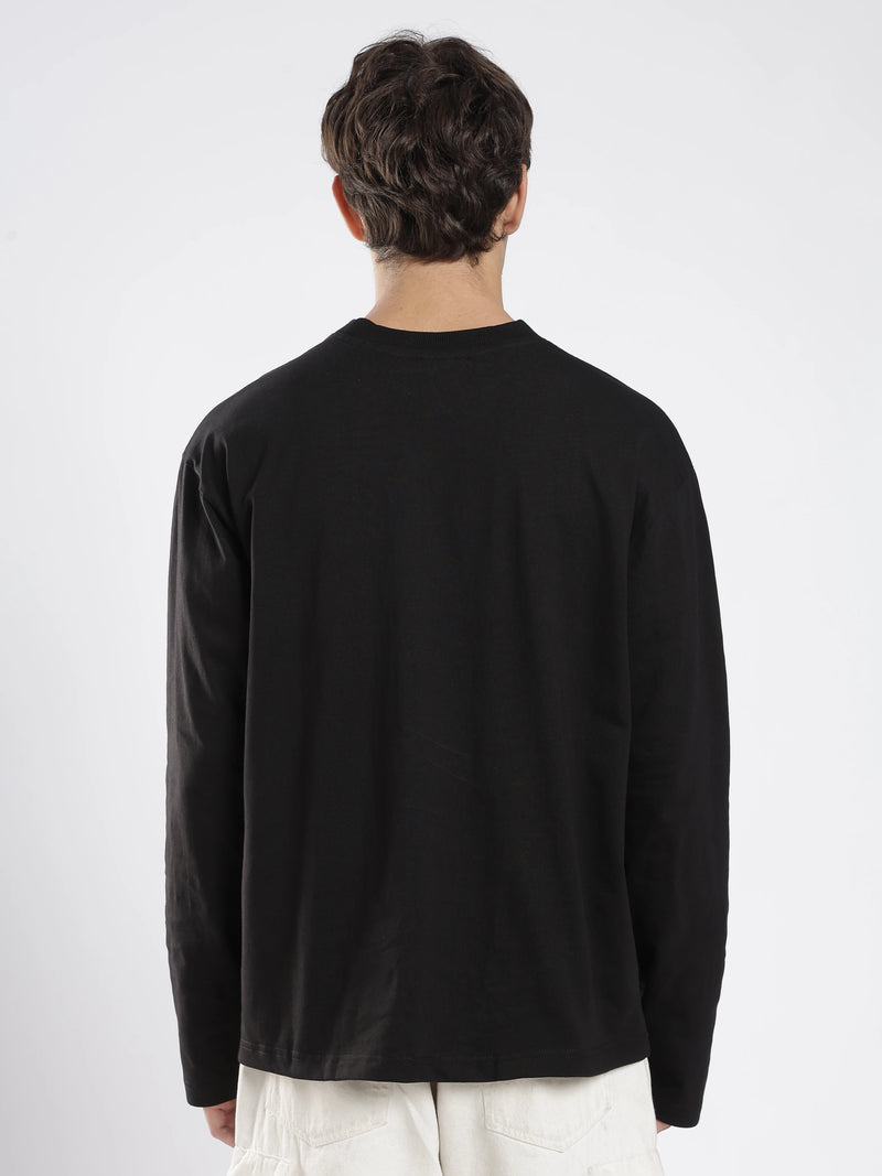 Urbaneigh Core Full Sleeve Tee – Midnight Black