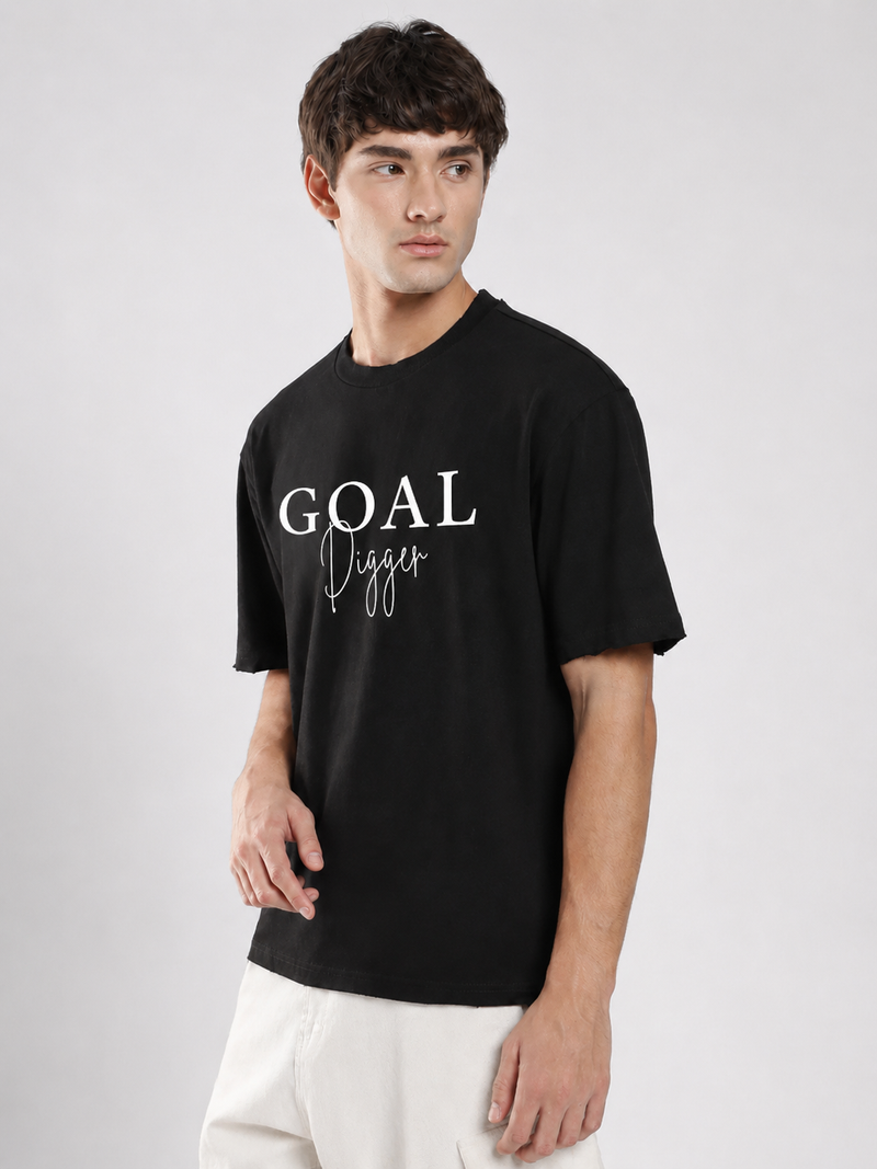 Urbaneigh Goal Digger Tee – Pitch Black
