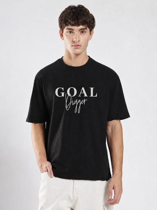Urbaneigh Goal Digger Tee – Pitch Black