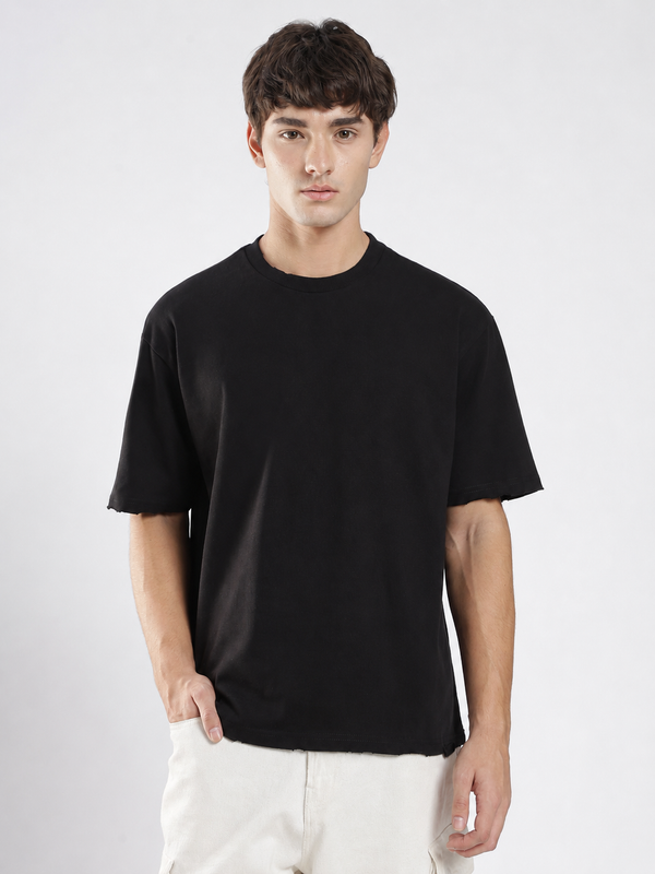 Urbaneigh Core Heavy Tee – Pitch Black
