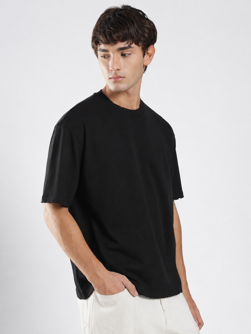 Urbaneigh Core Heavy Tee – Pitch Black