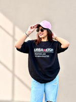 Urbaneigh Ease Oversized Tee – Jet Black