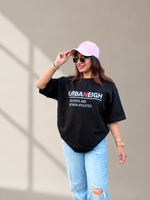 Urbaneigh Ease Oversized Tee – Jet Black