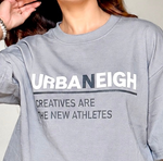 Urbaneigh Ease Oversized Tee – Steel Grey
