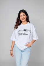 Urbaneigh Ease Oversized Tee – Snow White