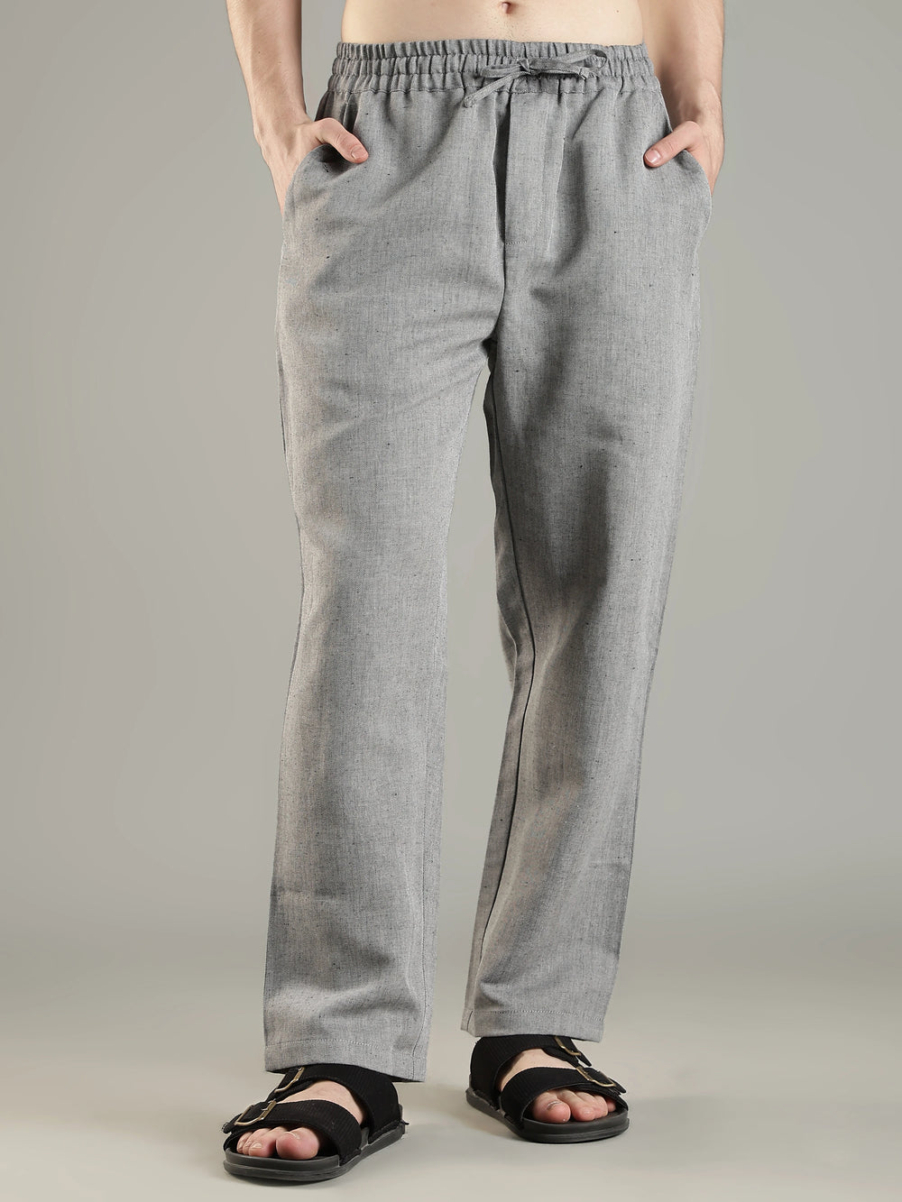 Urbaneigh AirFlex Linen Blend Pants – Silver Gray