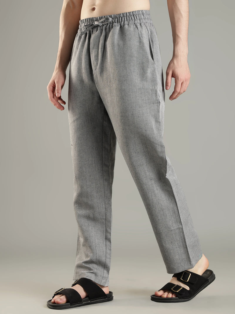 Urbaneigh AirFlex Linen Blend Pants – Silver Gray