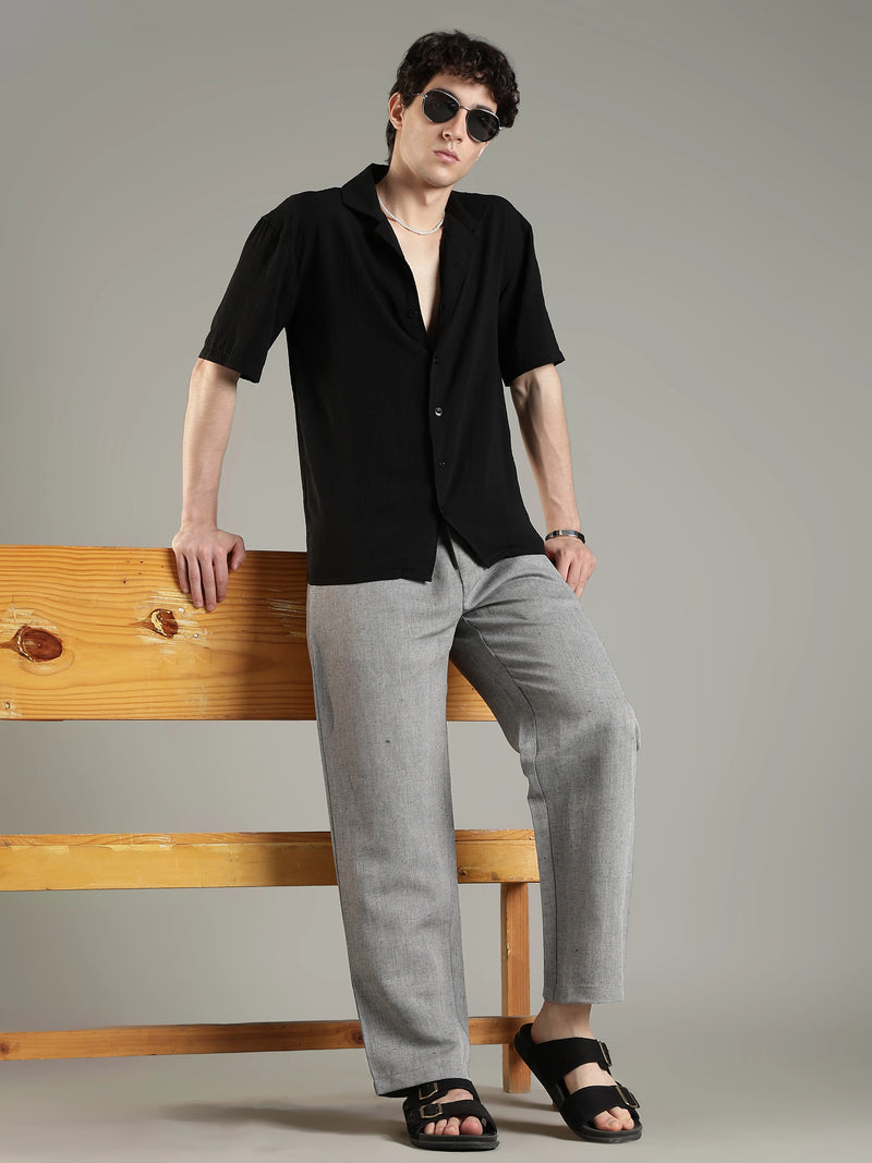 Urbaneigh AirFlex Linen Blend Pants – Silver Gray