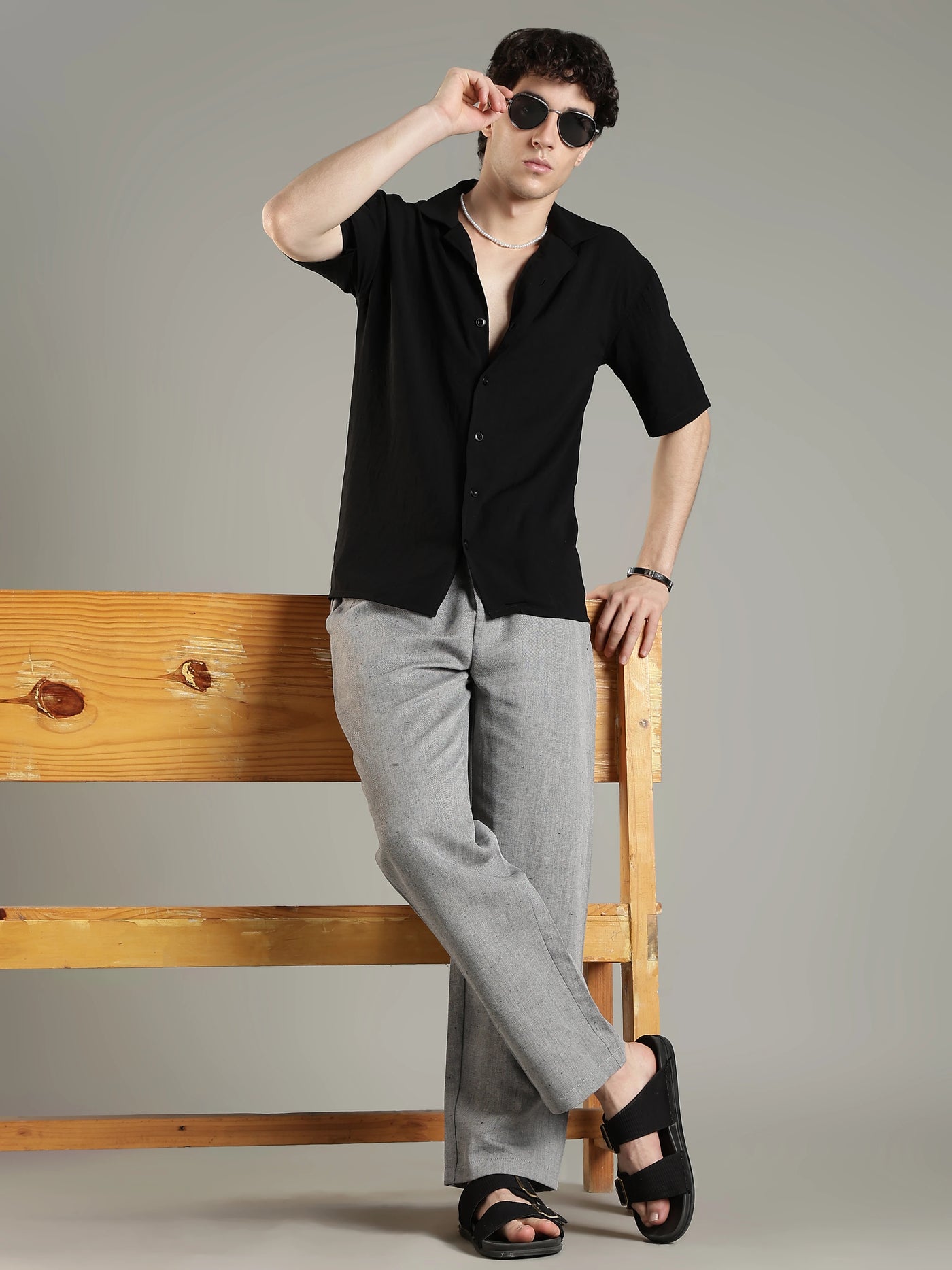 Urbaneigh AirFlex Linen Blend Pants – Silver Gray