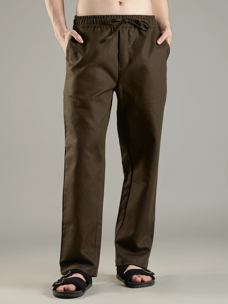 Urbaneigh AirFlex Linen Blend Pants – Olive