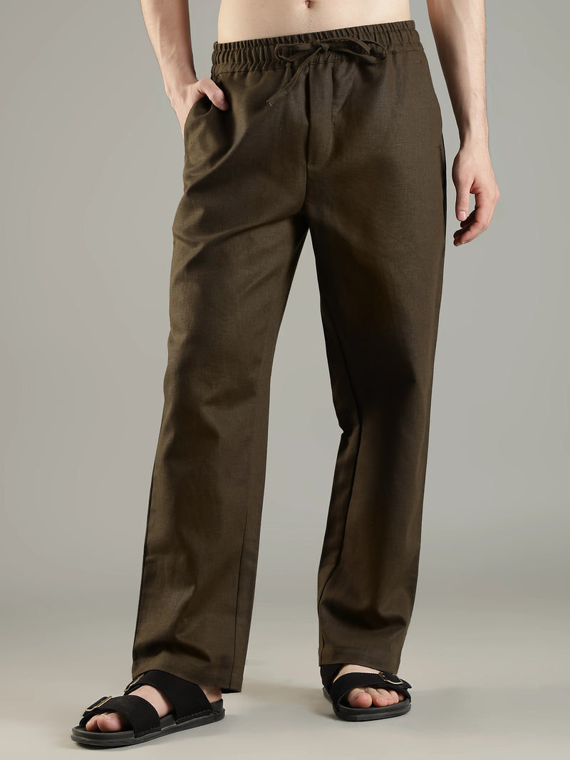 Urbaneigh AirFlex Linen Blend Pants – Olive