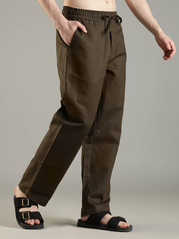 Urbaneigh AirFlex Linen Blend Pants – Olive