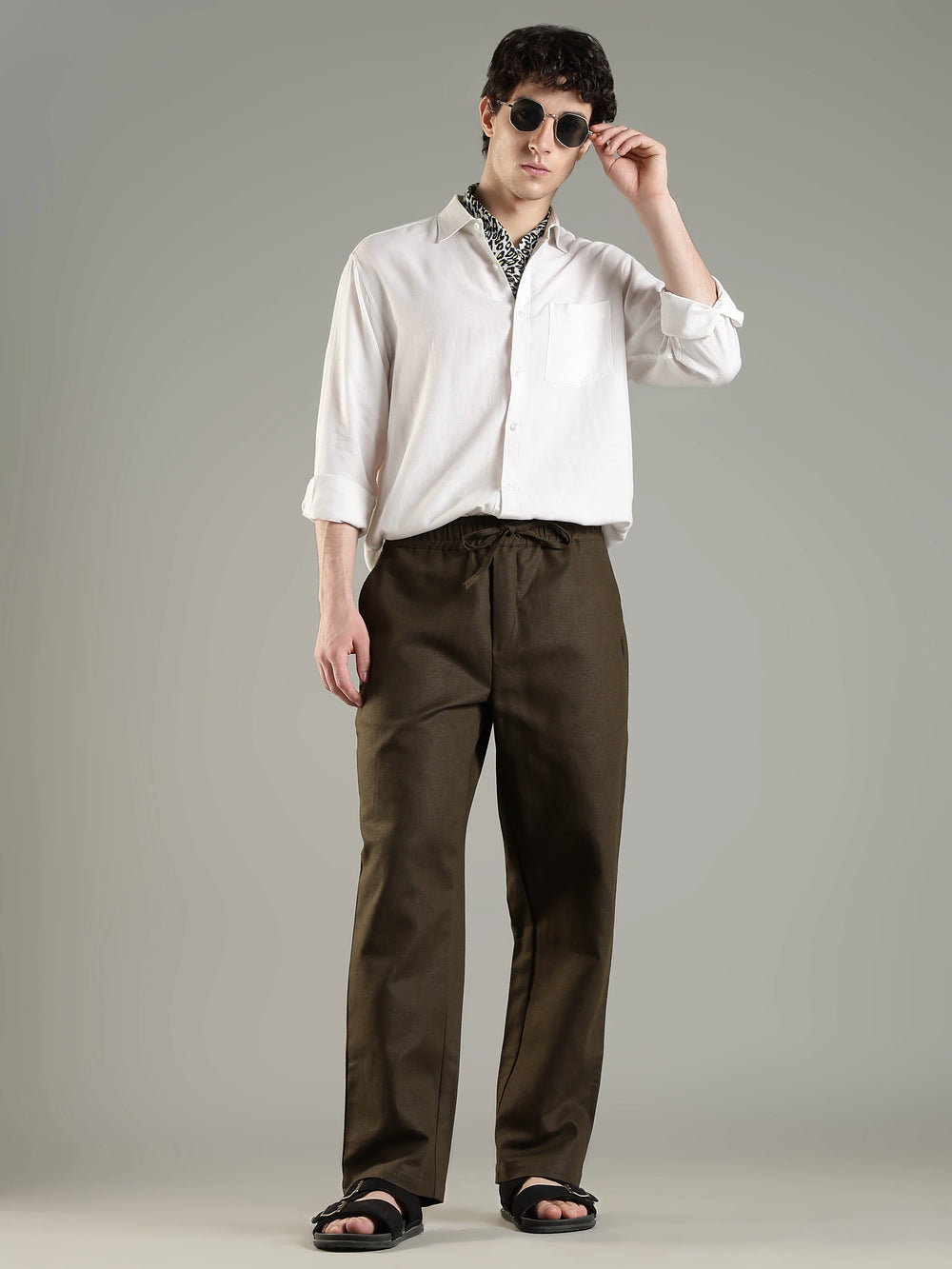 Urbaneigh AirFlex Linen Blend Pants – Olive