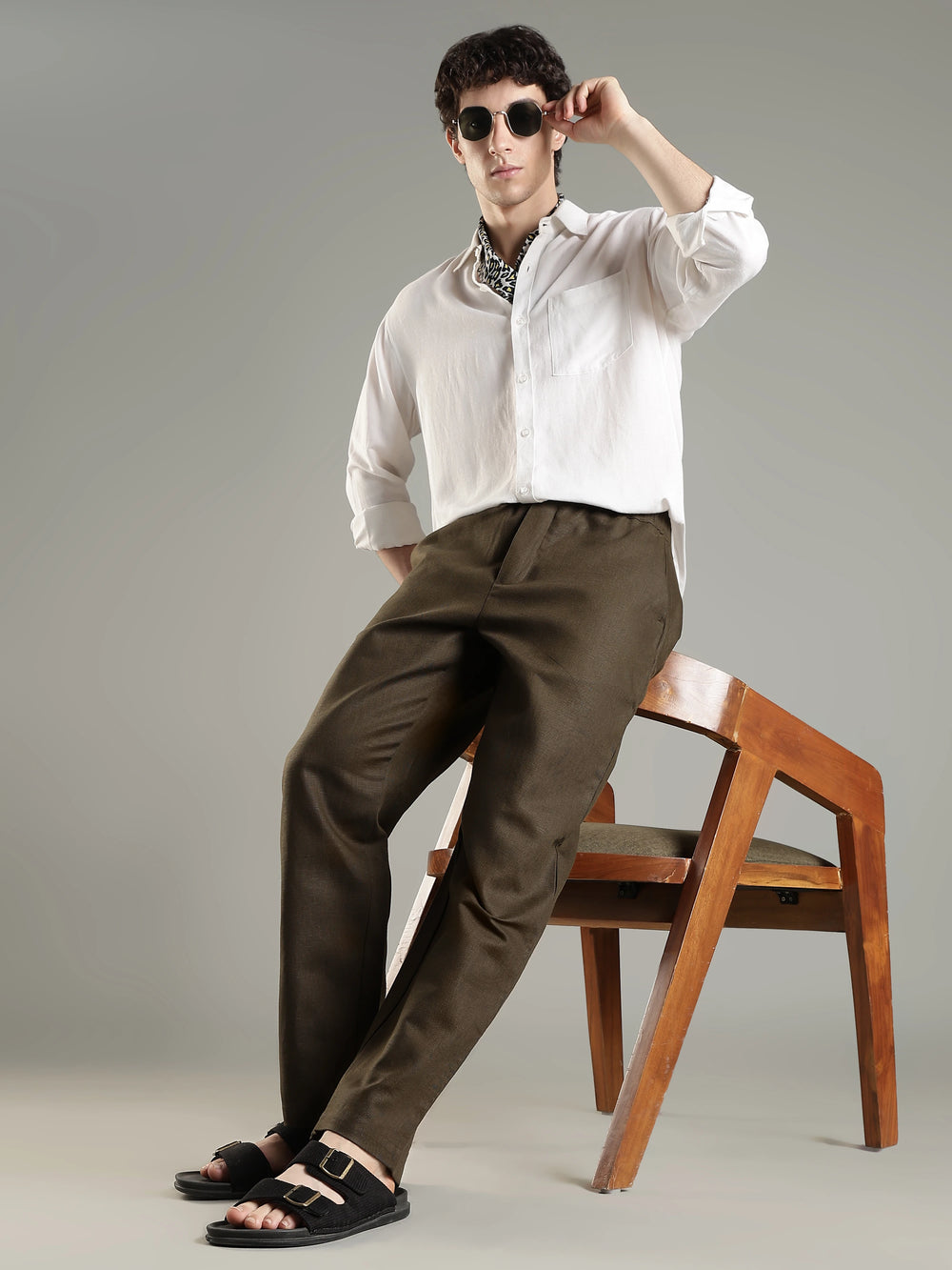 Urbaneigh AirFlex Linen Blend Pants – Olive