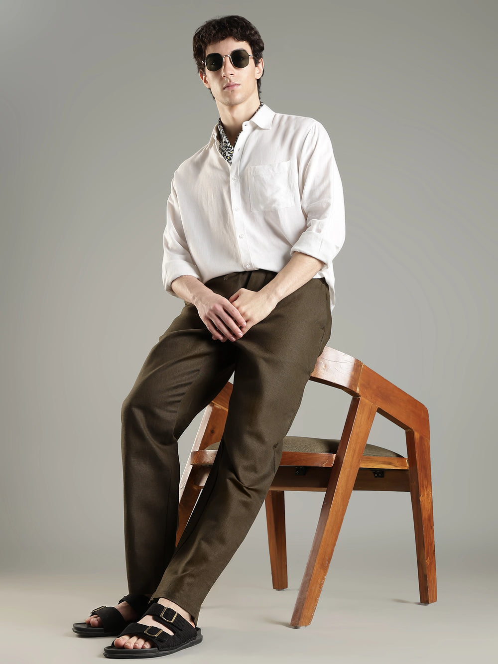 Urbaneigh AirFlex Linen Blend Pants – Olive