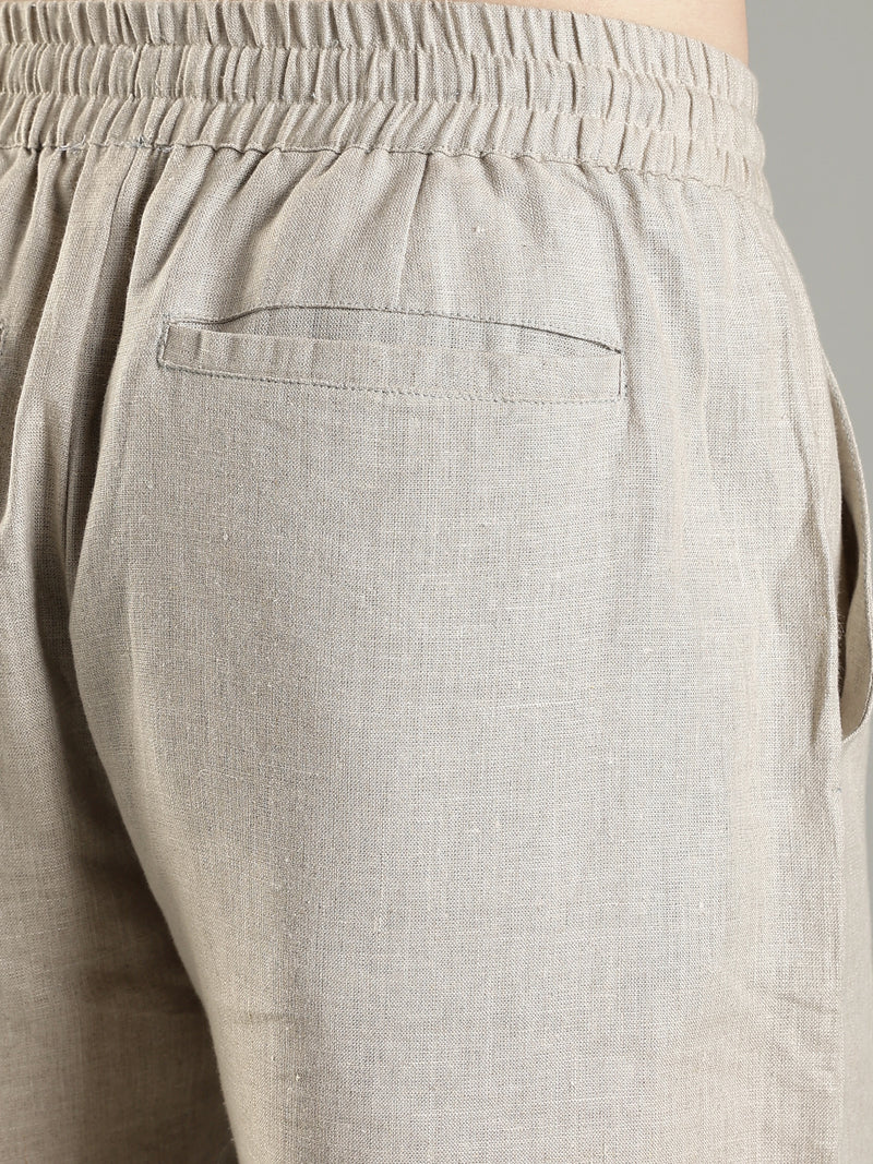 Urbaneigh Air 100% Linen Pants – Light Beige