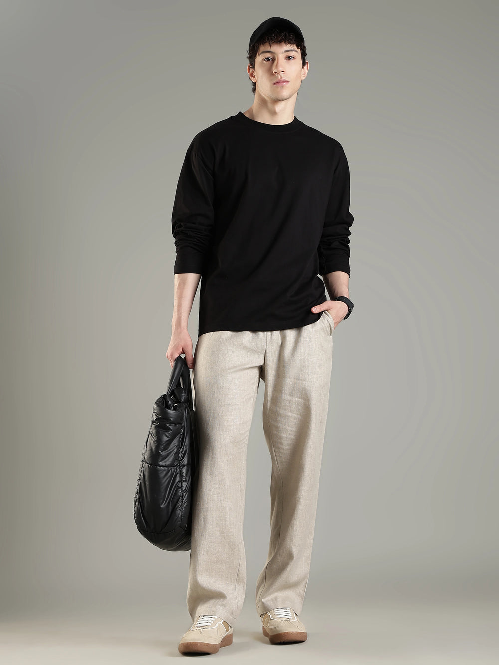 Urbaneigh Air 100% Linen Pants – Light Beige